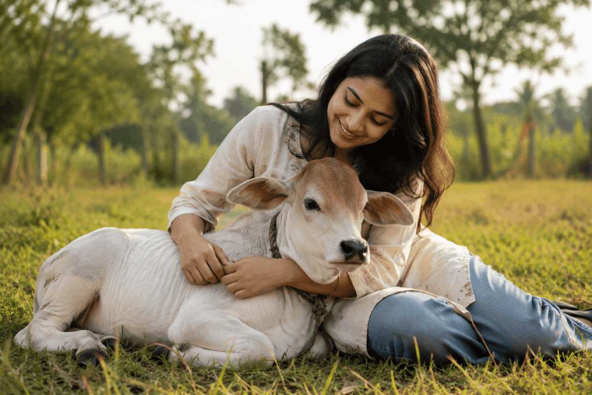 Cow Cuddling