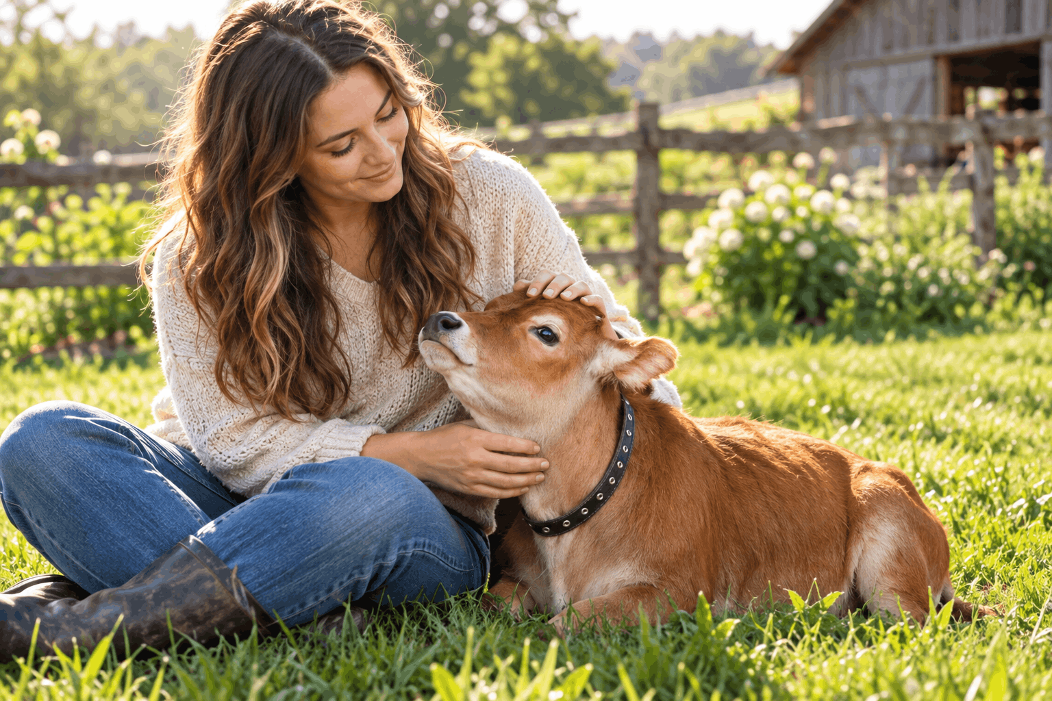 Cow Cuddling